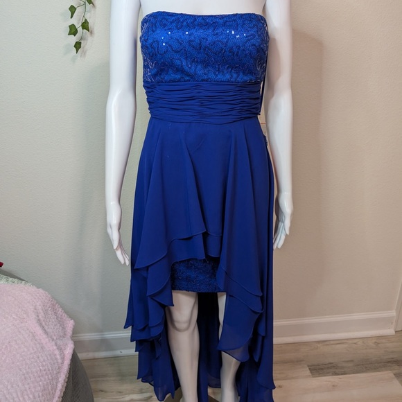 Dancing Queen sequins Gowns for wedding, prom, formal event etc NWT blue or gray - Picture 12 of 12